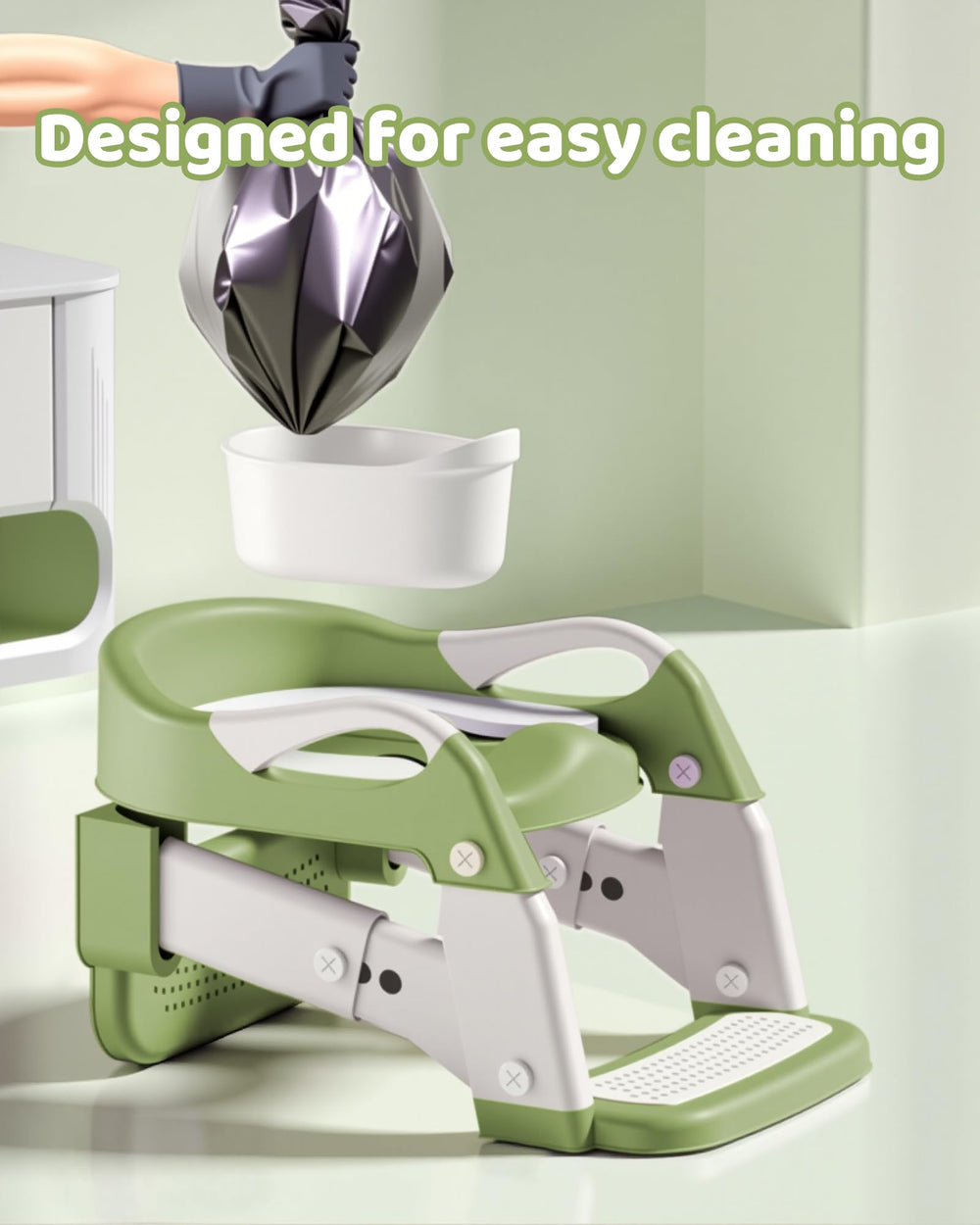 Wanchouse potty seat setup supports training and junior chair functions