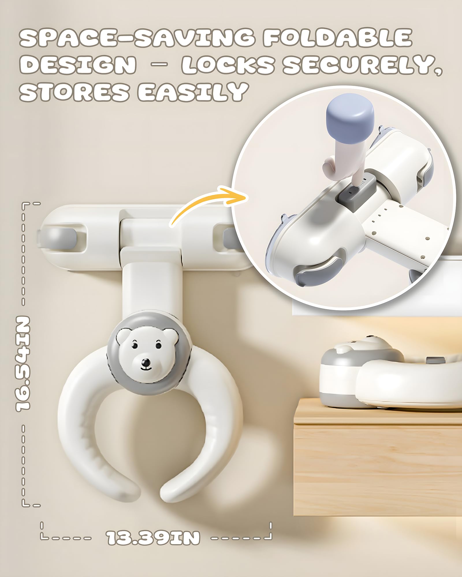 Wanchouse hygienic drainage holes promote quick drying after bath.
