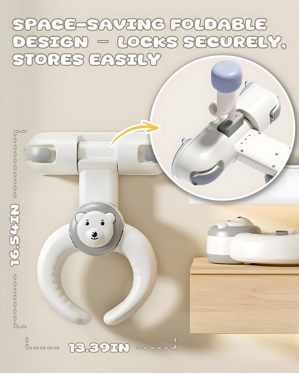Wanchouse hygienic drainage holes promote quick drying after bath.