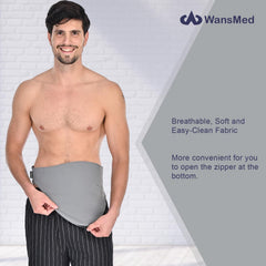 WansMed ostomy bag cover featuring odor-control for discreet wear.