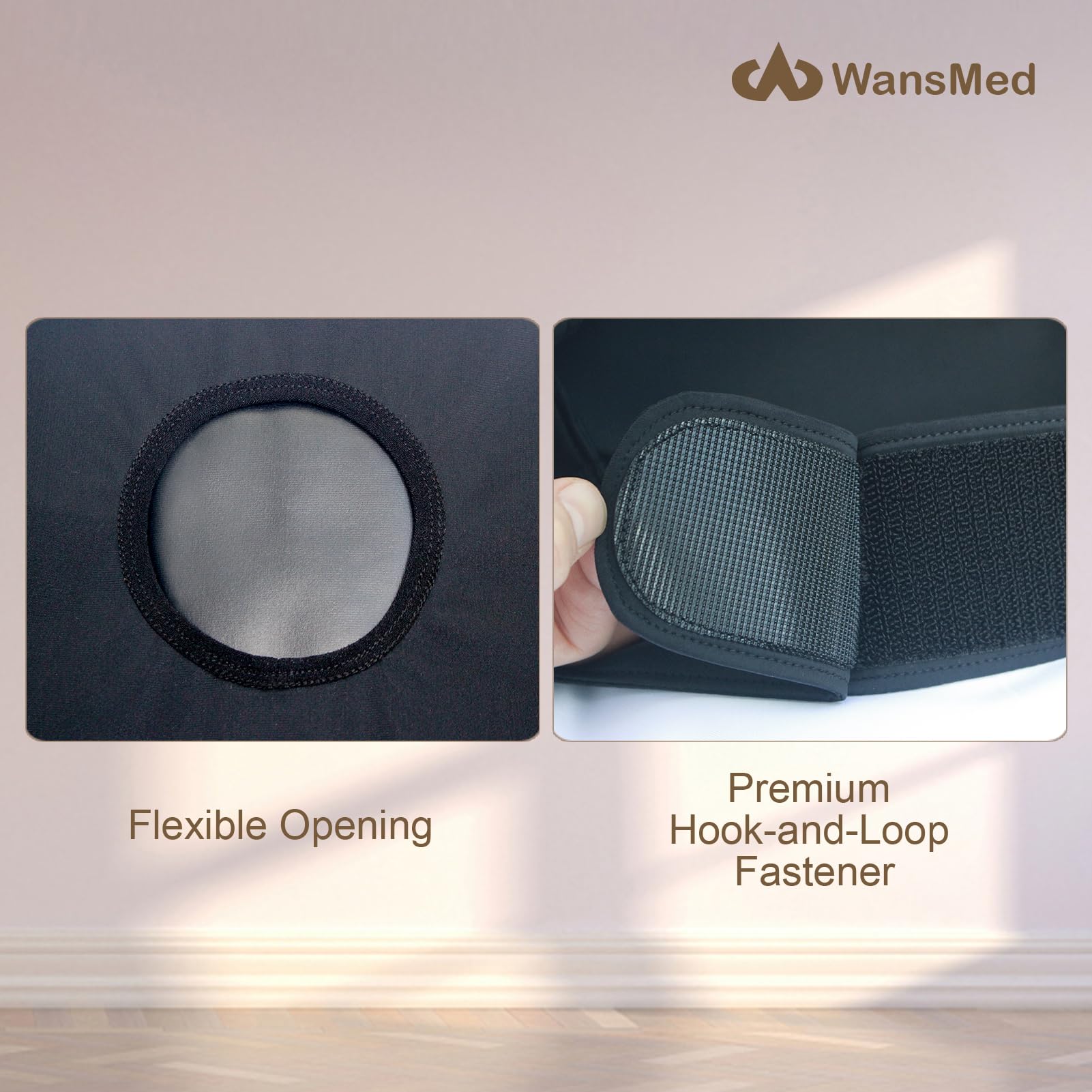 WansMed soft breathable fabric keeps skin comfortable daily.