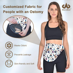WansMed ostomy belt demonstrates secure-fit during activity.