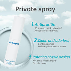 Wanvary Daily Care Spray bottle demonstrates convenient intimate care