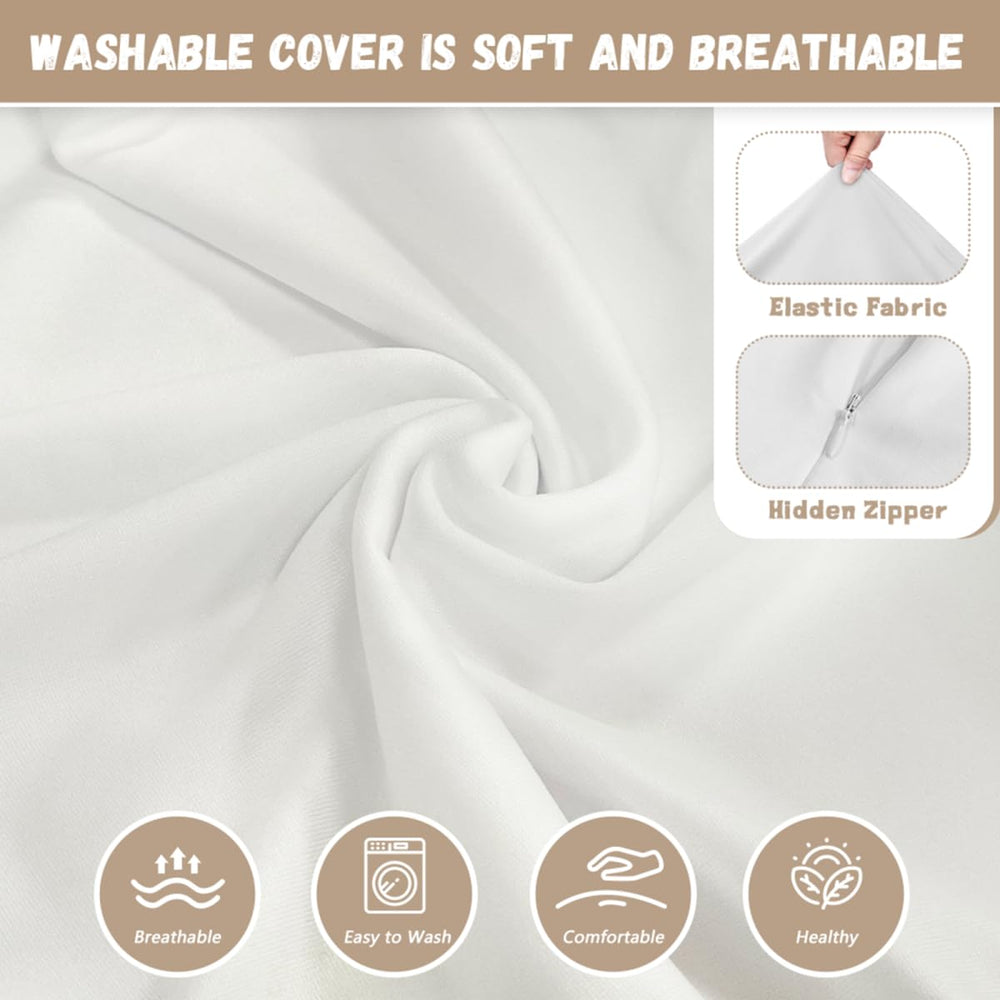 Wanzuoeng colorful-pattern slipcover pairs style with durability for busy feeding moments.