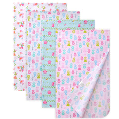 Waoot Kdet cotton flannel receiving blanket showing ultra-soft texture for cozy swaddling