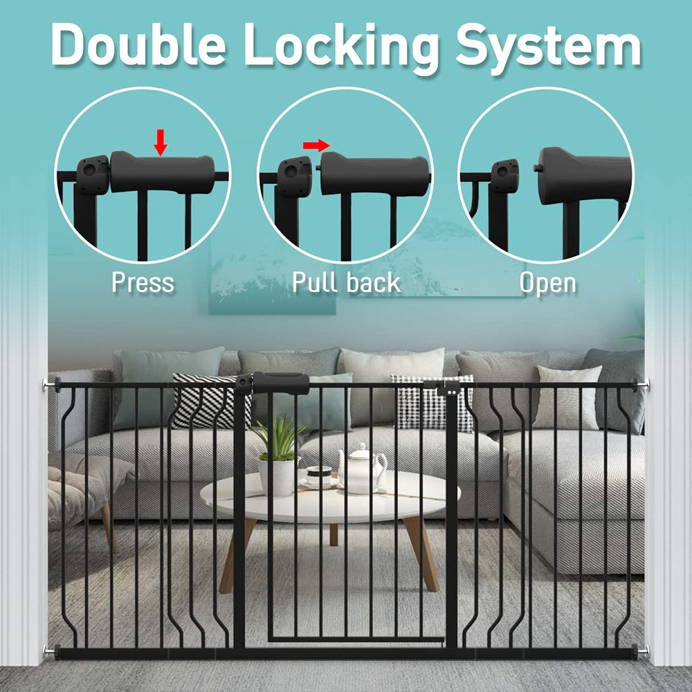 WAOWAO 180-degree opening gate supports convenient two-way access