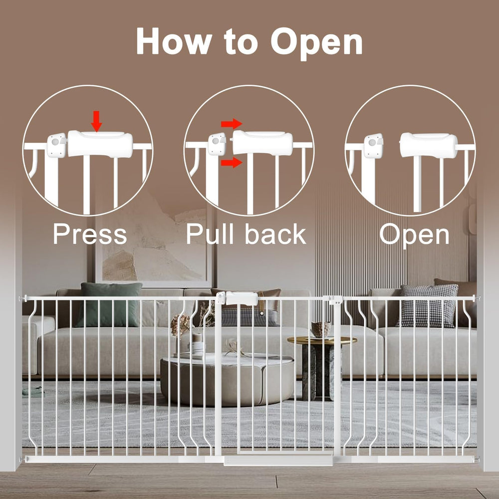 WAOWAO two-way auto-close feature enables easy one-handed passage.
