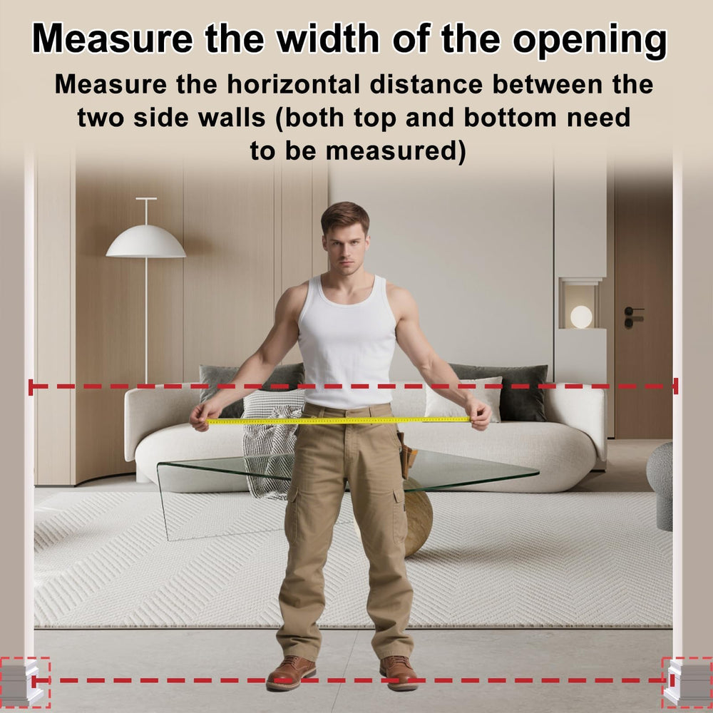 WAOWAO baby gate two-way opening enables easy one-handed passage.