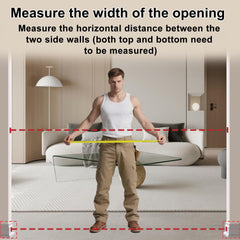 WAOWAO baby gate two-way opening enables easy one-handed passage.