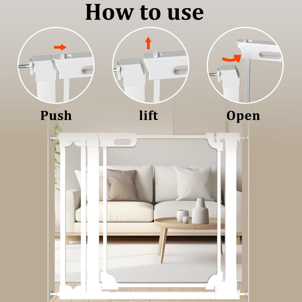 WAOWAO auto-close feature secures the gate after passage.