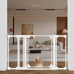 WAOWAO clear acrylic baby gate on stairs for clear visibility and safety