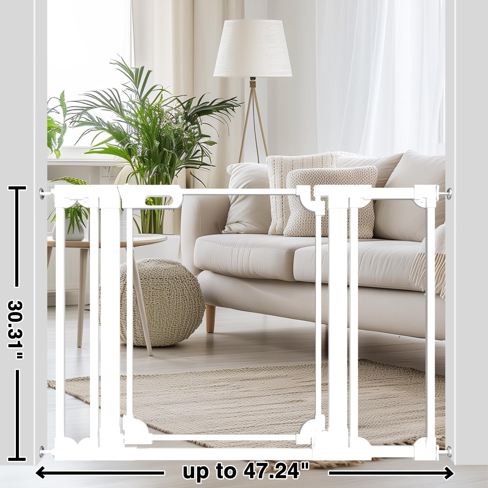 WAOWAO drilled mounting option adds stair stability