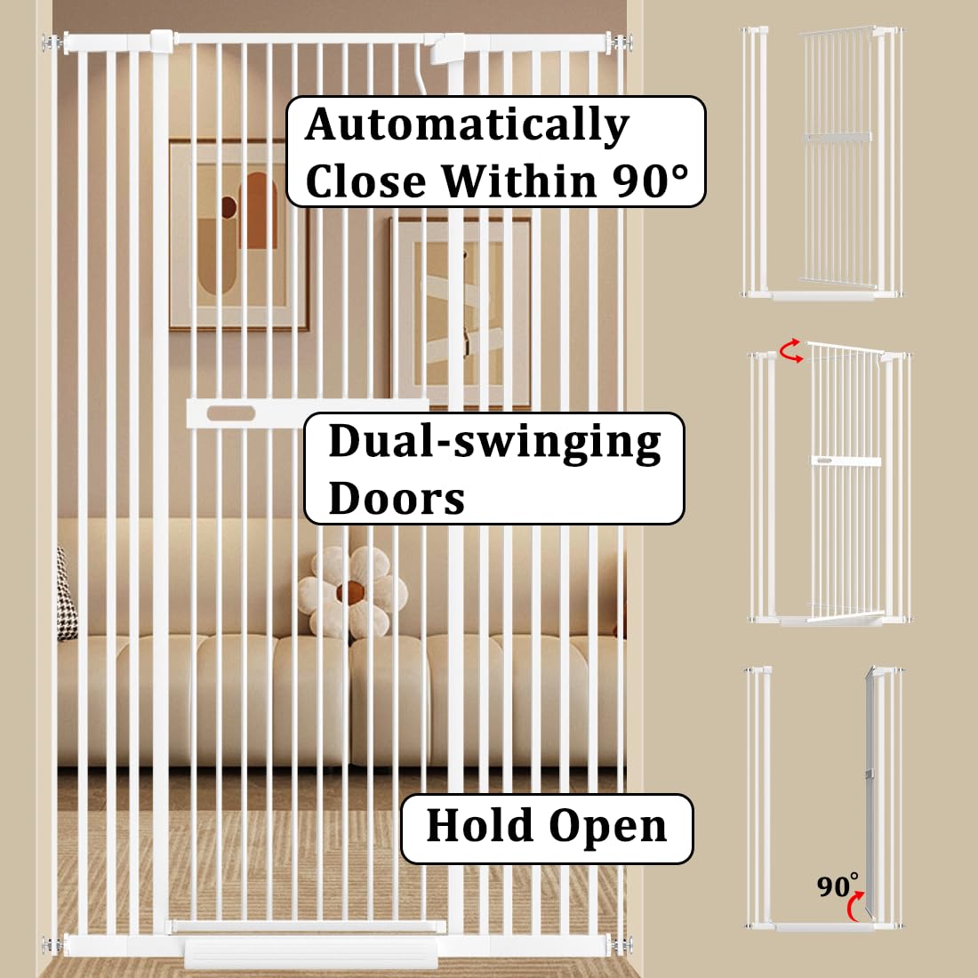 WAOWAO encryption rods included to close gaps for better containment.