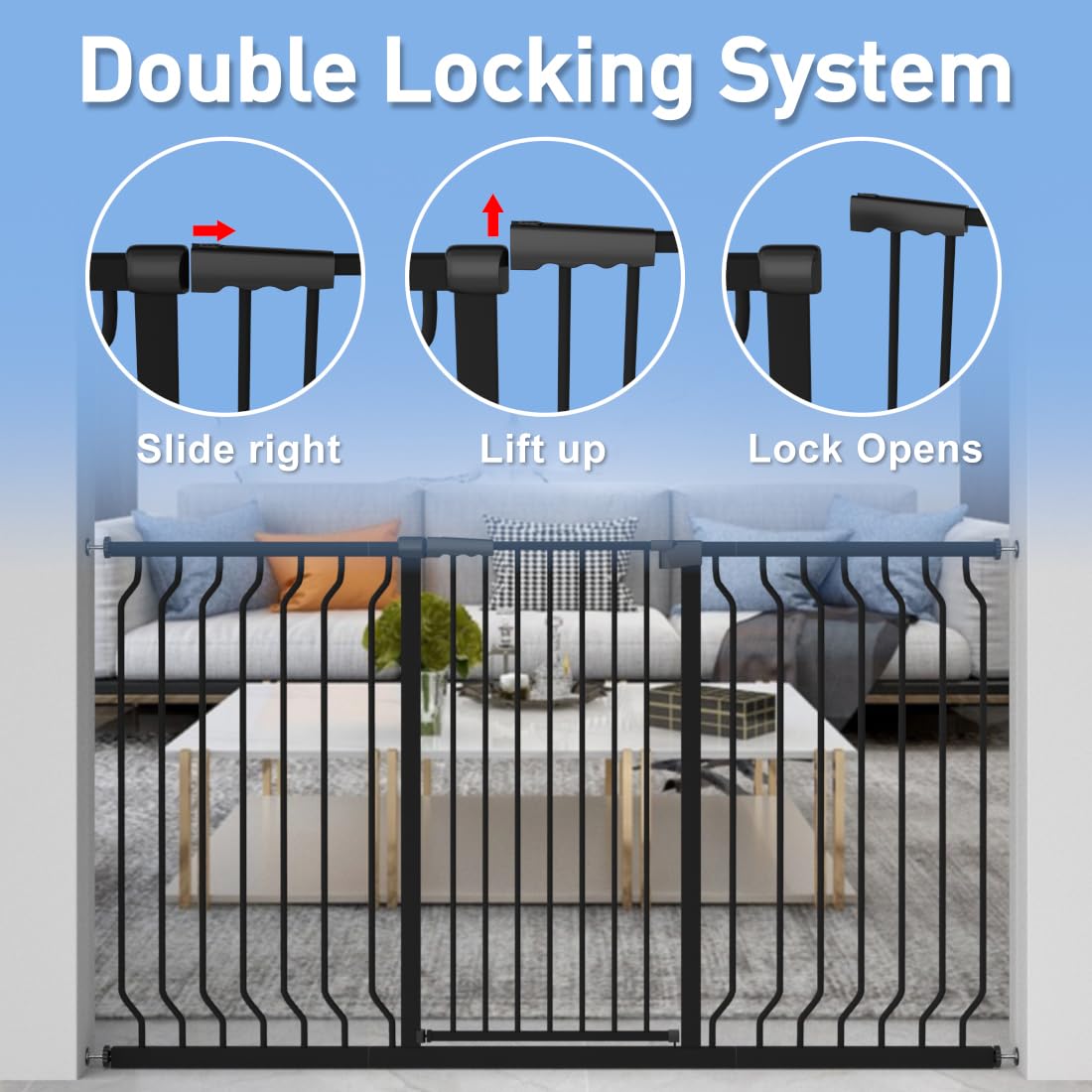 Durable WAOWAO gate built from thick steel for lasting security