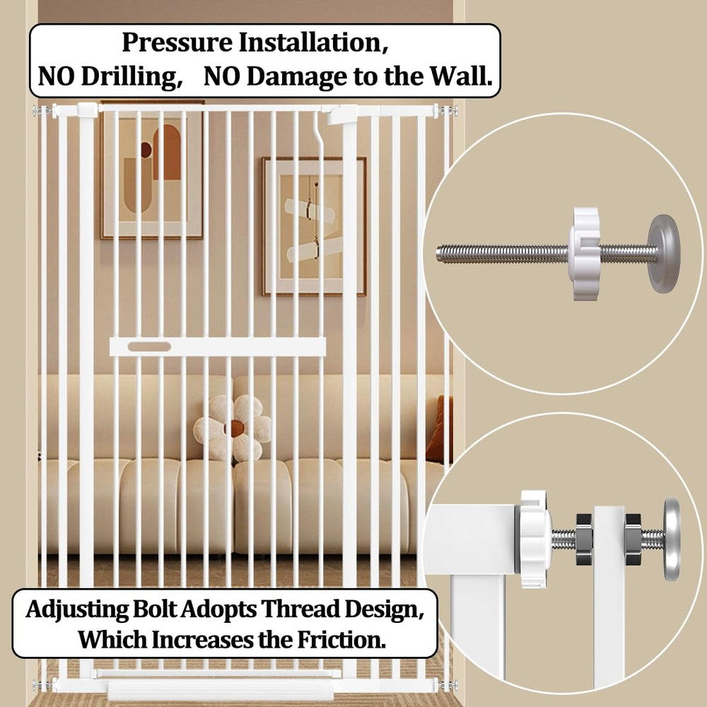 WAOWAO indoor use on stairs and doorways keeps pets contained safely.