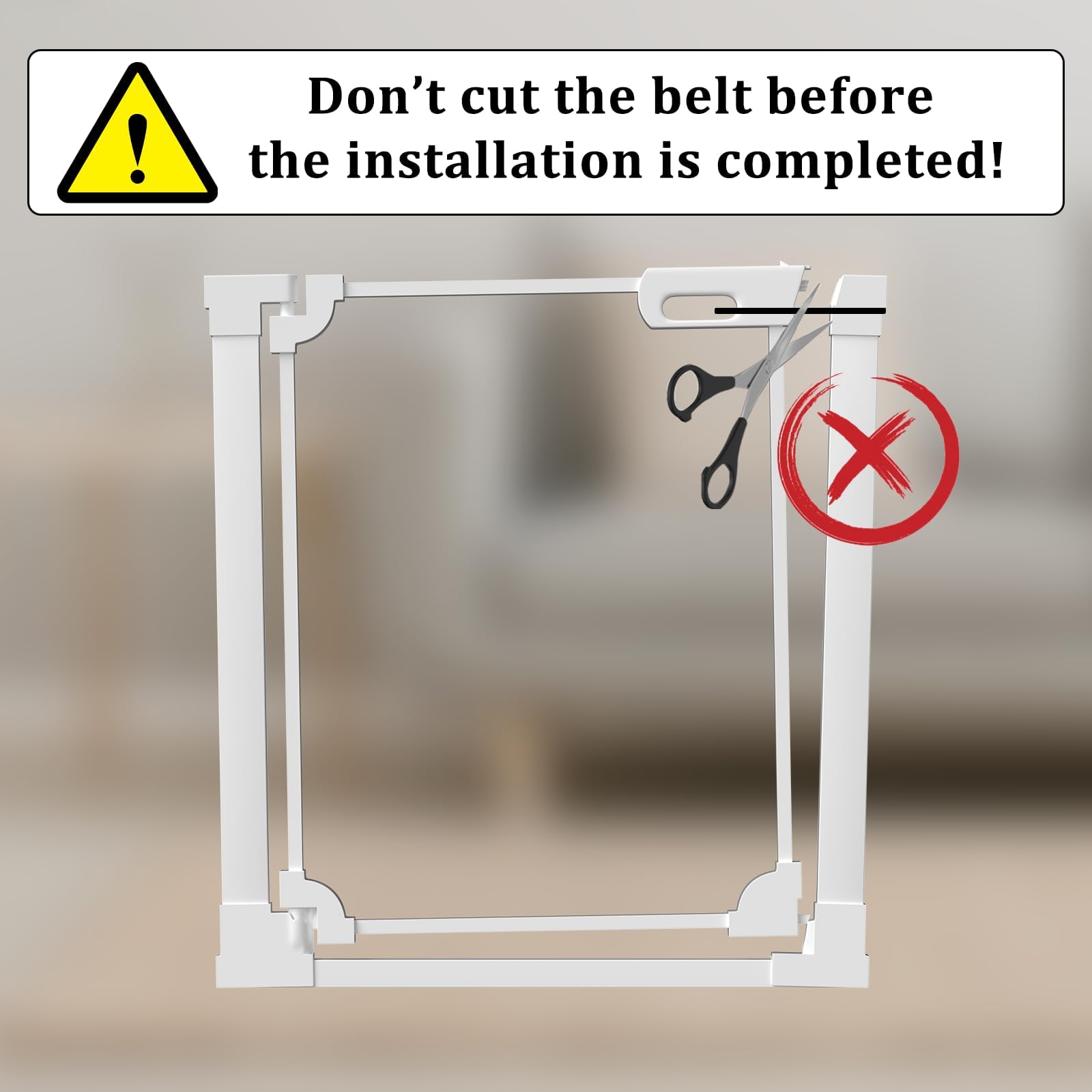 WAOWAO pressure-mount installation for quick, wall-friendly setup