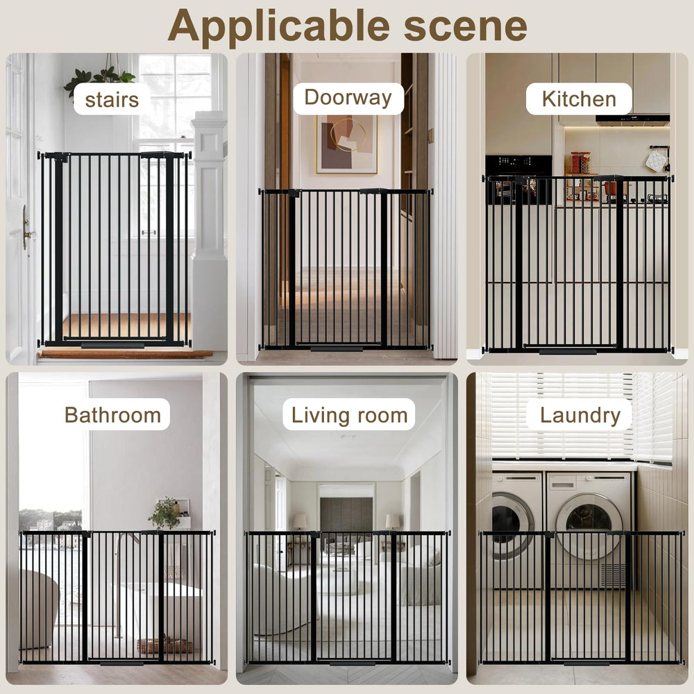 WAOWAO room-safety gate shields kids and pets in crowded living spaces