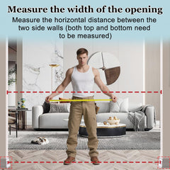 WAOWAO pressure mounted installation requires no tools for quick setup