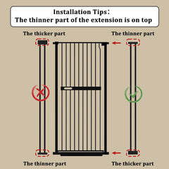 WAOWAO encryption rods included to fill larger gaps.