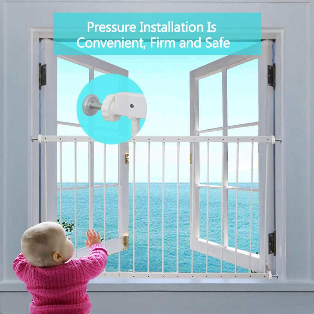WAOWAO wide compatibility fits windows from 19.49 to 111.81 inches wide.