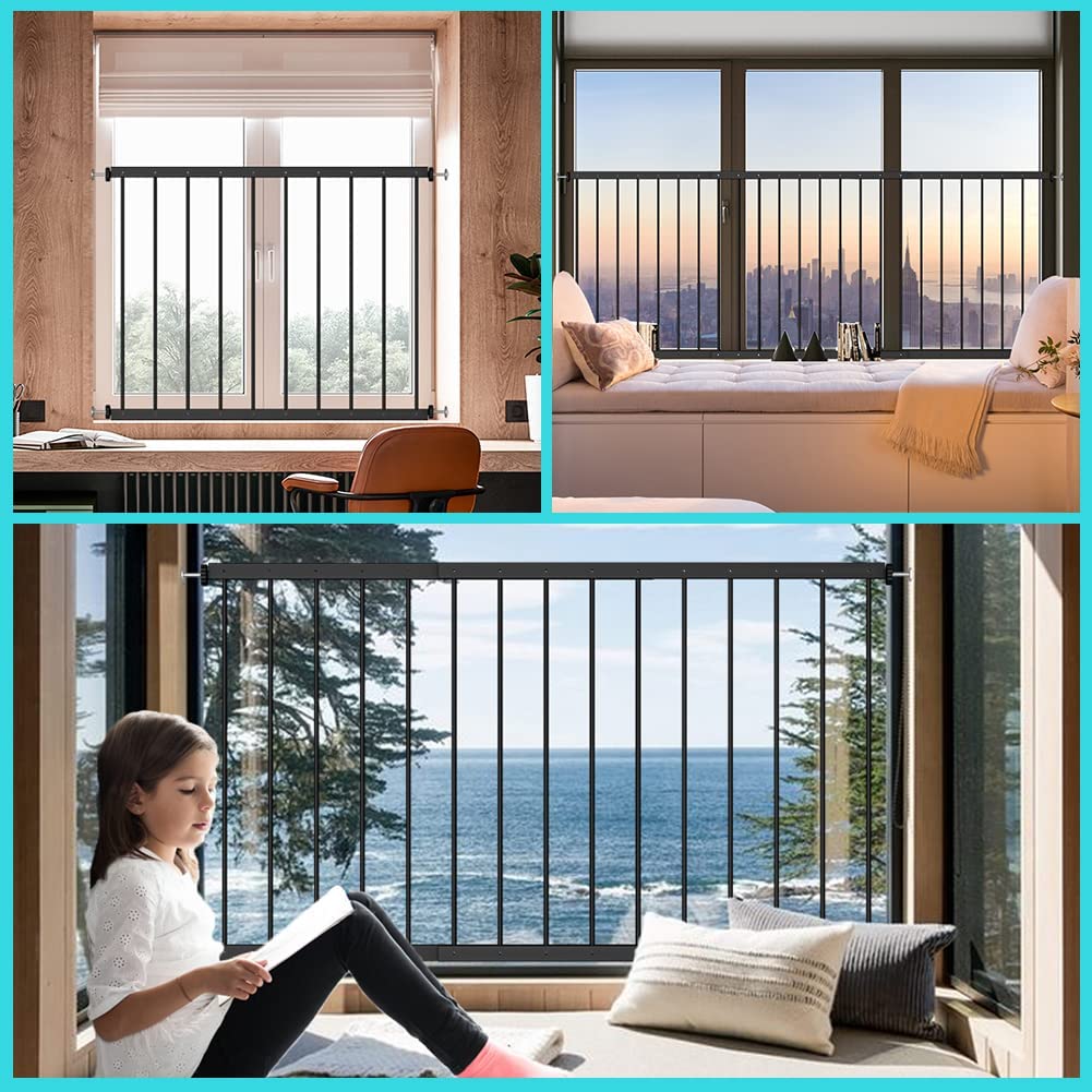 WAOWAO Wide Compatibility shows fit for windows from 19.49 to 111.81 inches
