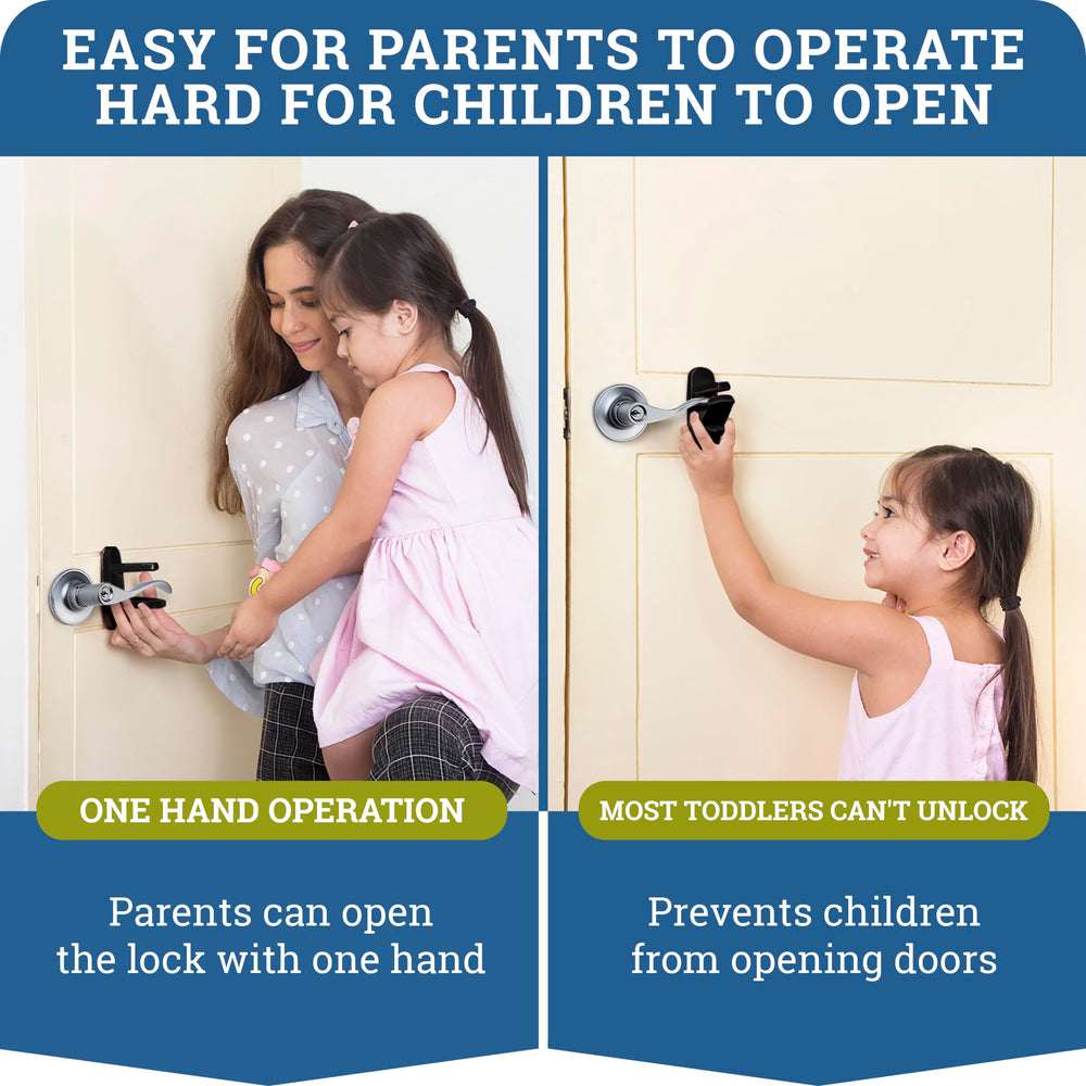 Wappa Baby lock not compatible with textured doors warning