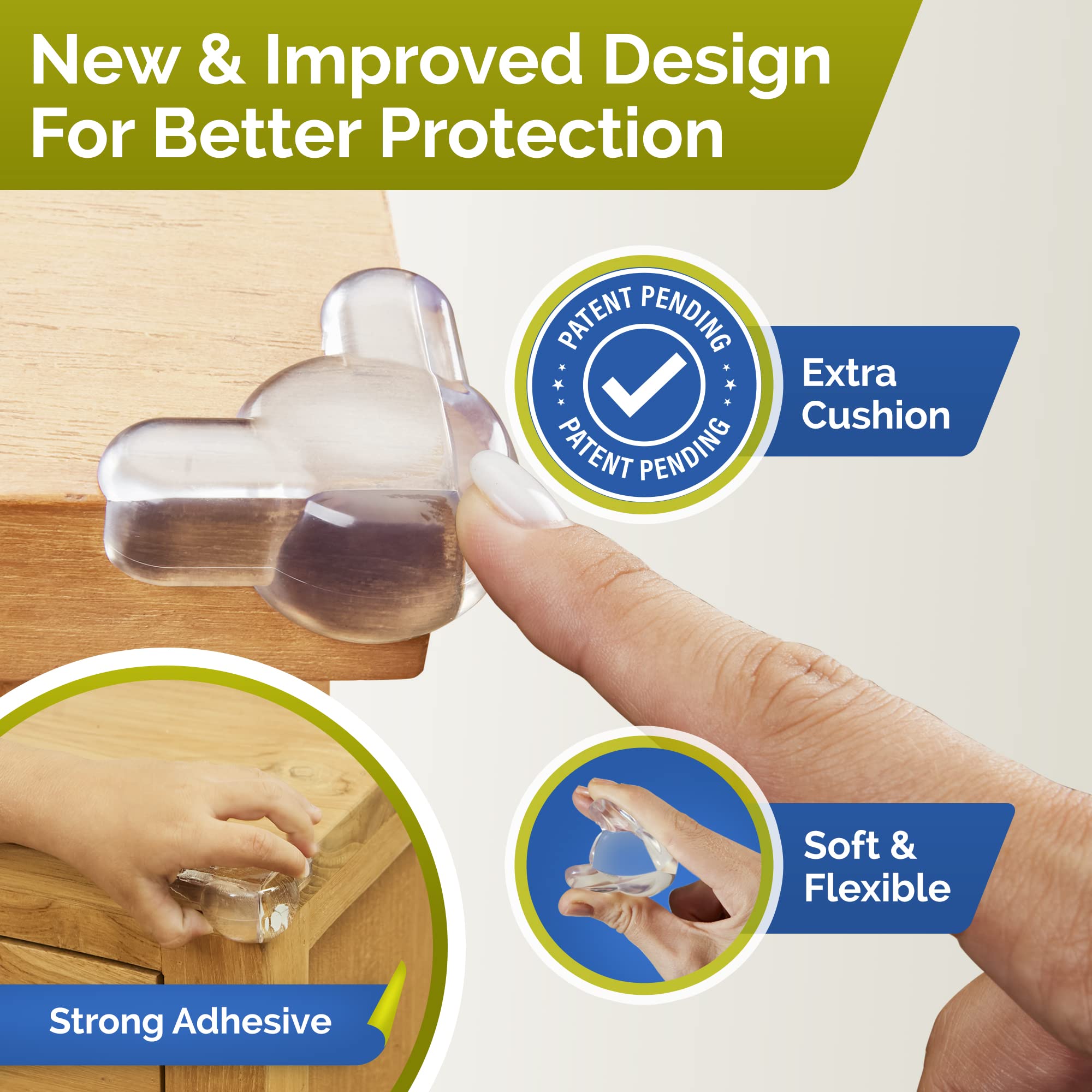 Wappa Baby durable adhesive, long-lasting attachment to smooth surfaces