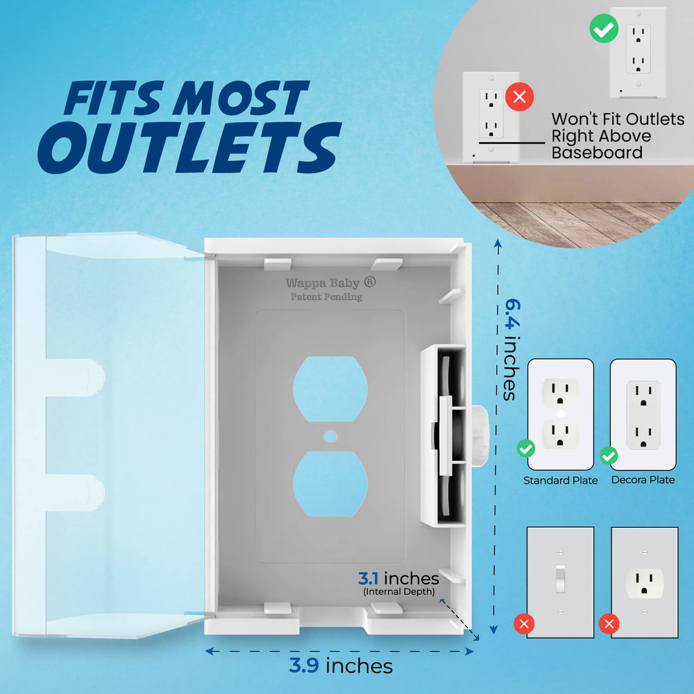 Wappa Baby kitchen outlet protection suitable for high-use areas.