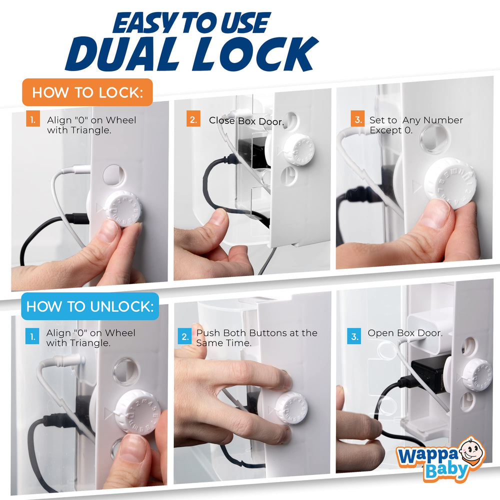 Wappa Baby promotes easy one-hand operation for quick access by adults.