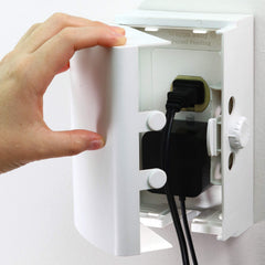 Wappa Baby outlet cover box dual lock enhances toddler safety.