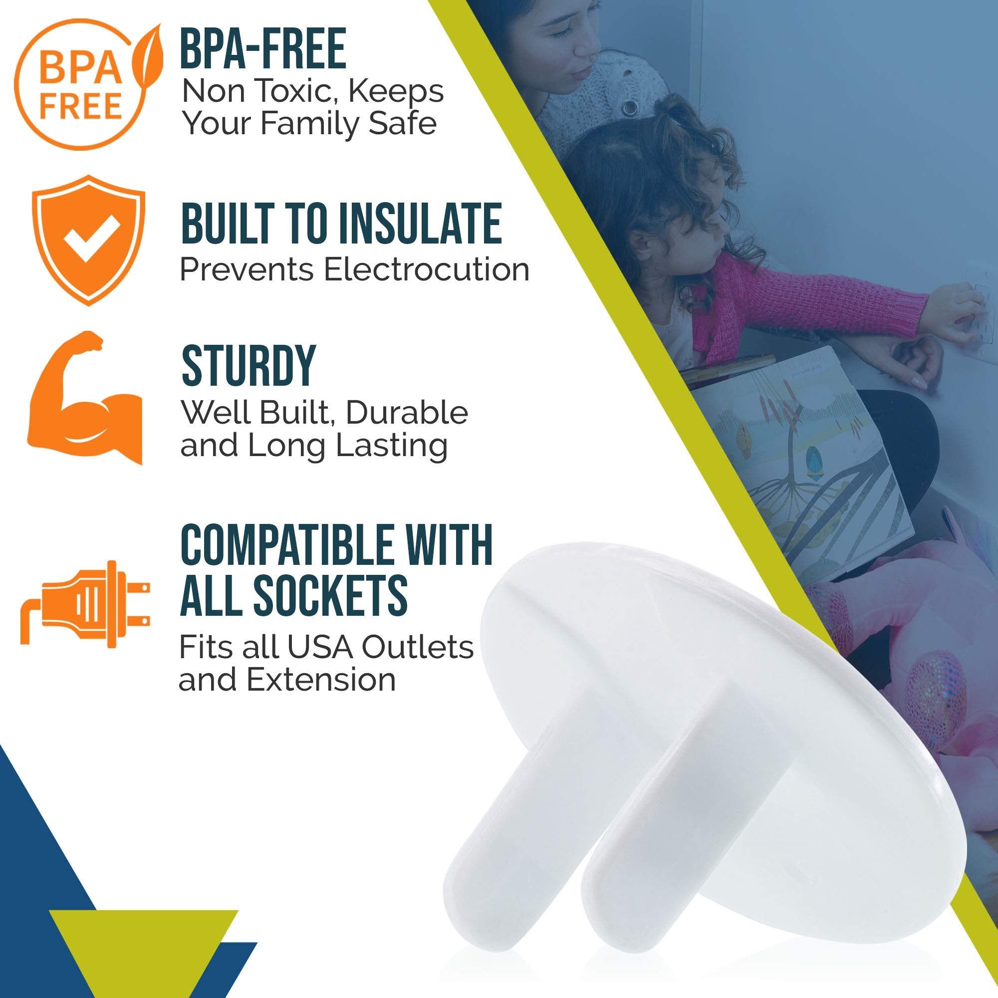 Wappa Baby outlet covers in office spaces safeguard children.