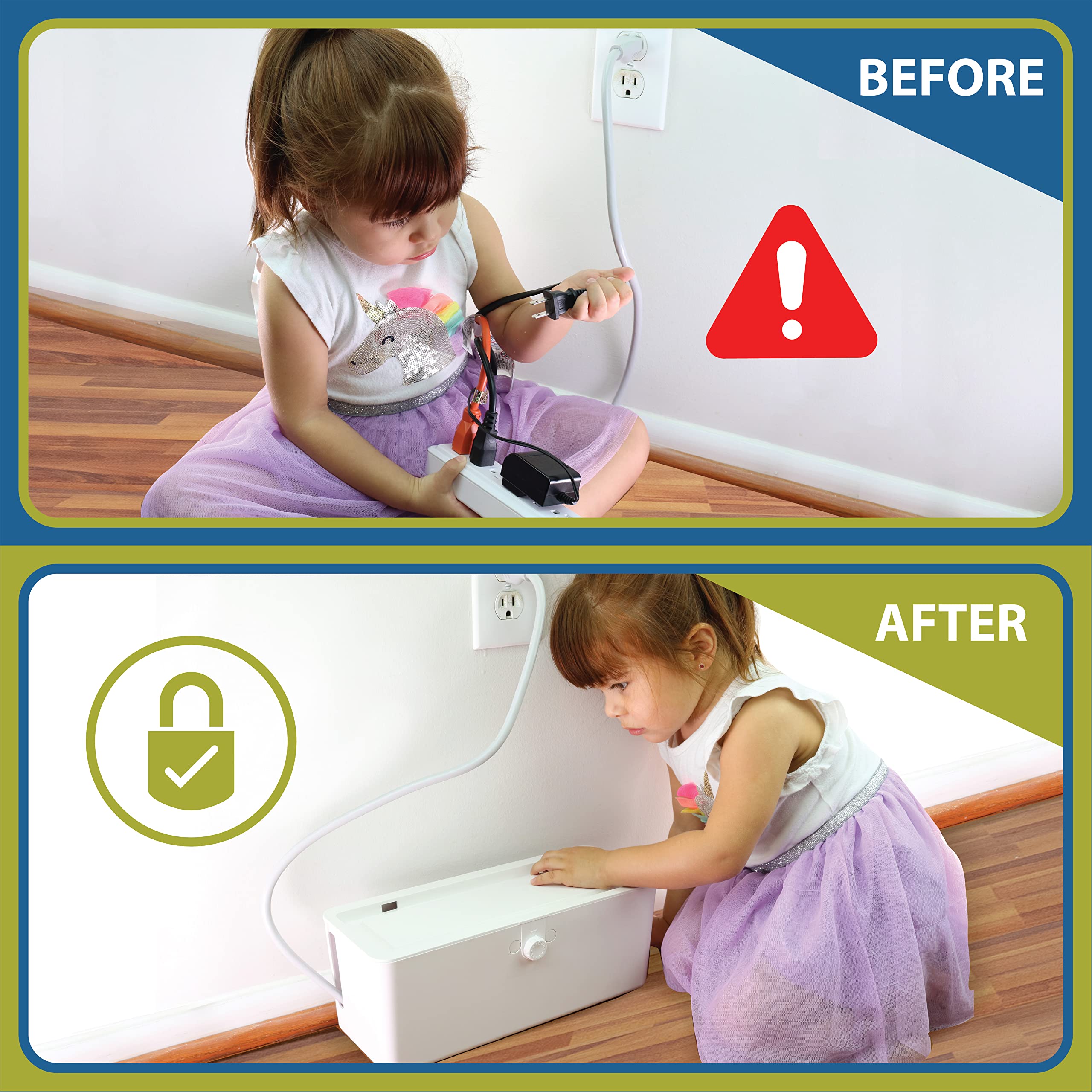 Wappa Baby cover with side openings designed for easy cord access.