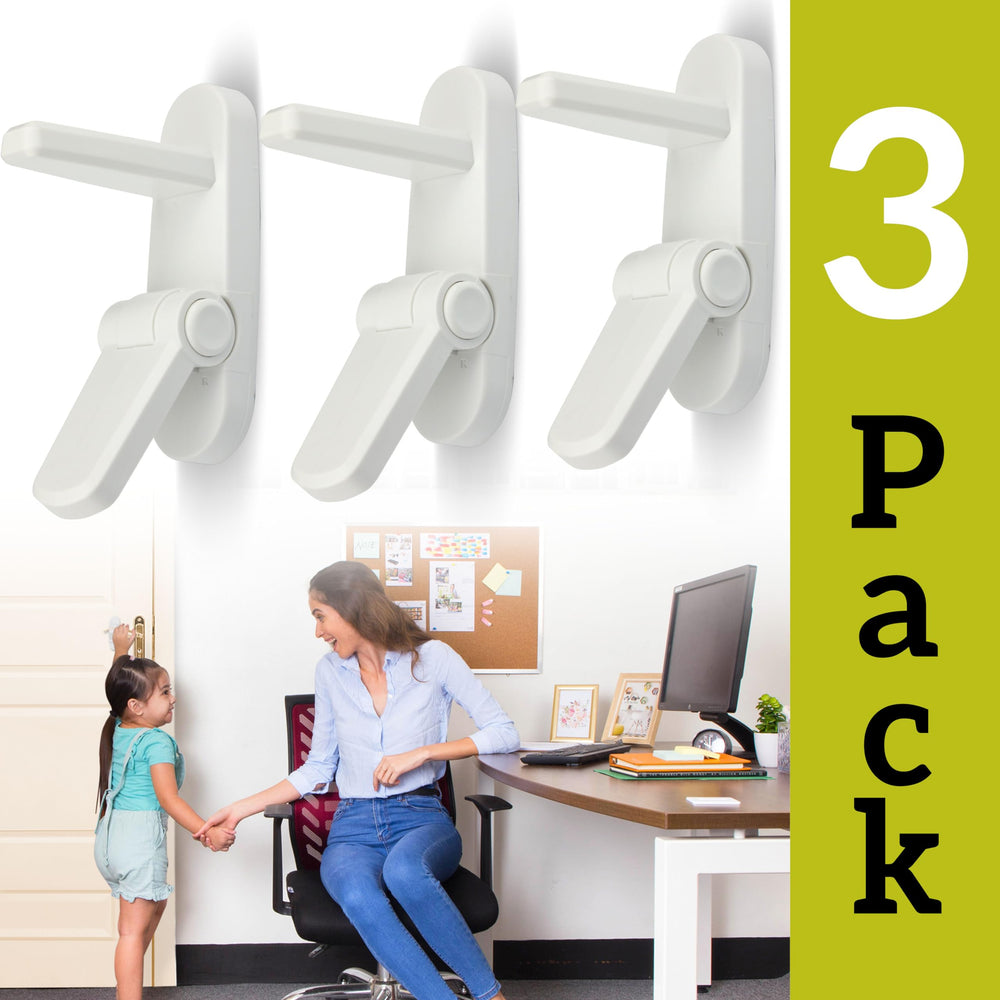 Wappa Baby quick no-tools installation shown on a door frame.