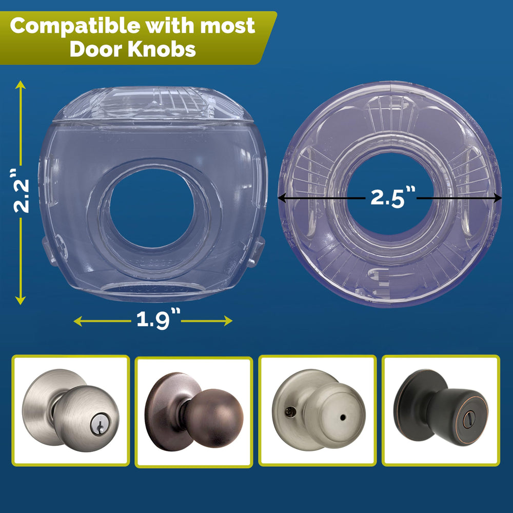 Wappa Baby twist-cap door knob cover adds extra protection