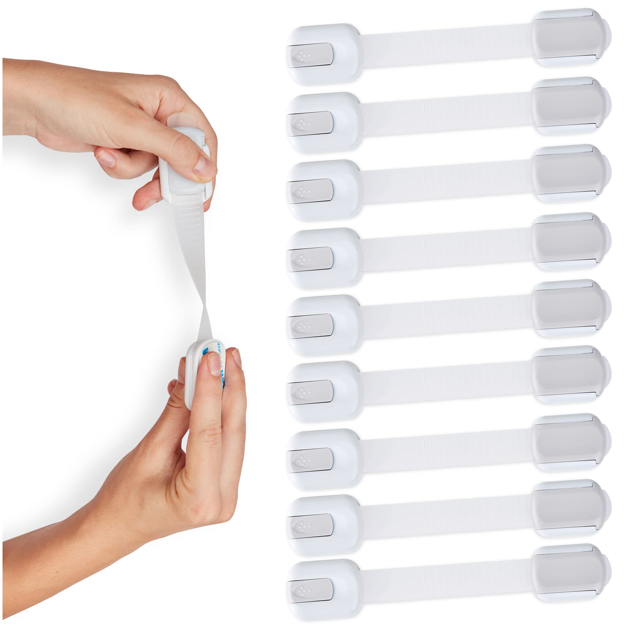 Wappa adjustable-length straps fit many spaces for versatile safety