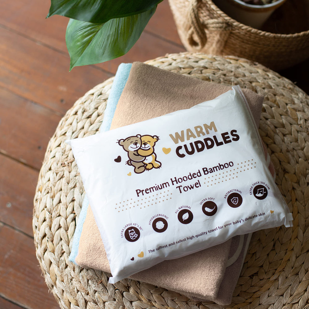 Warm Cuddles natural bamboo fiber towel feels gentle on skin
