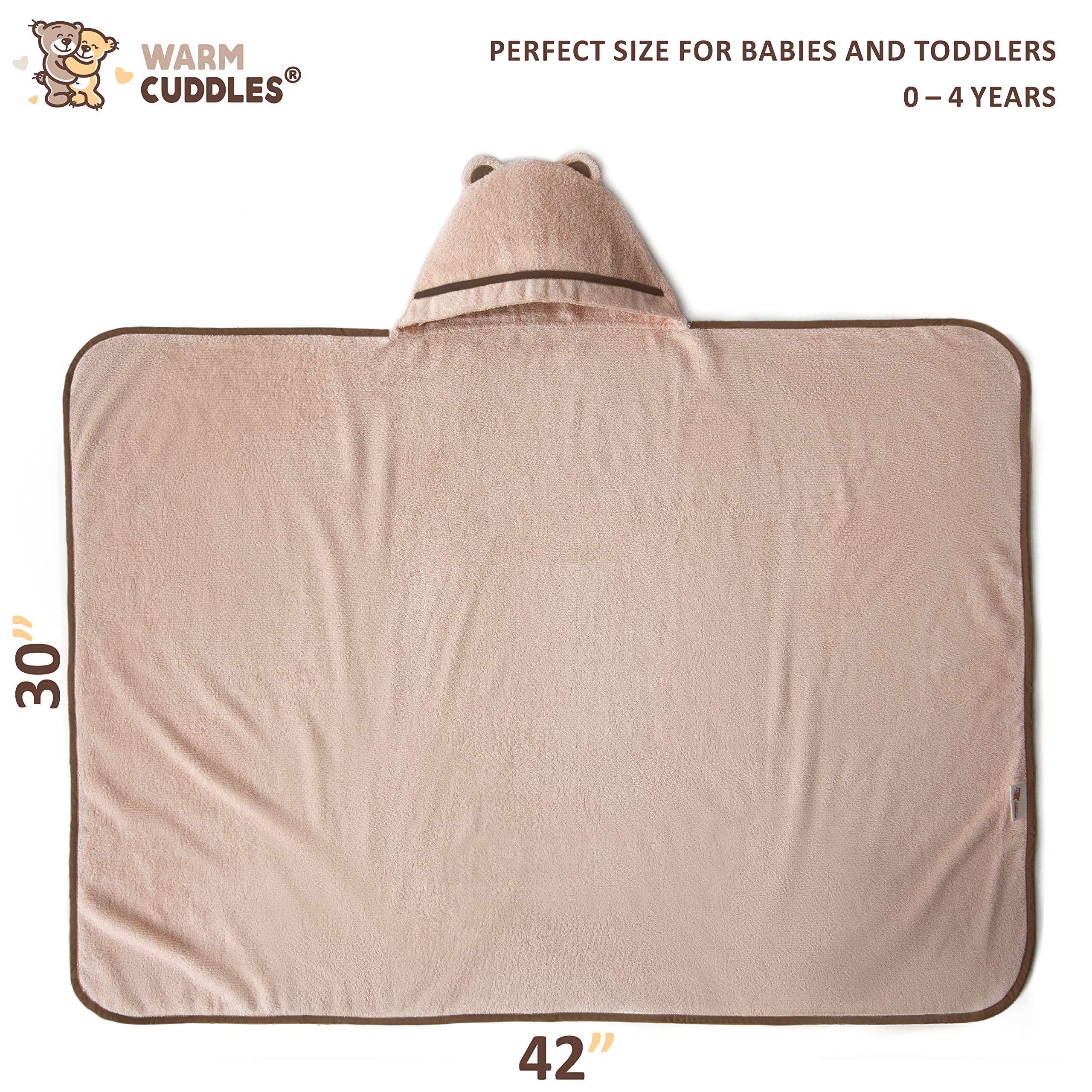 Warm Cuddles organic hypoallergenic towel for sensitive skin