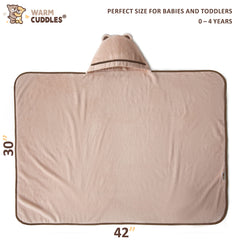 Warm Cuddles organic hypoallergenic towel for sensitive skin