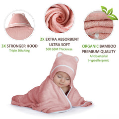 Warm Cuddles bamboo rayon towel is soft and absorbent for quick drying.