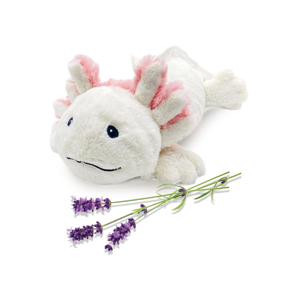 Warmies Axolotl Warmies Junior plush, cozy heated toy for relaxing evenings