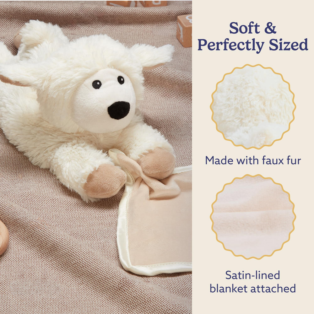 Warmies Weighted Plush Snuggle provides cozy, comforting heft for quiet moments.