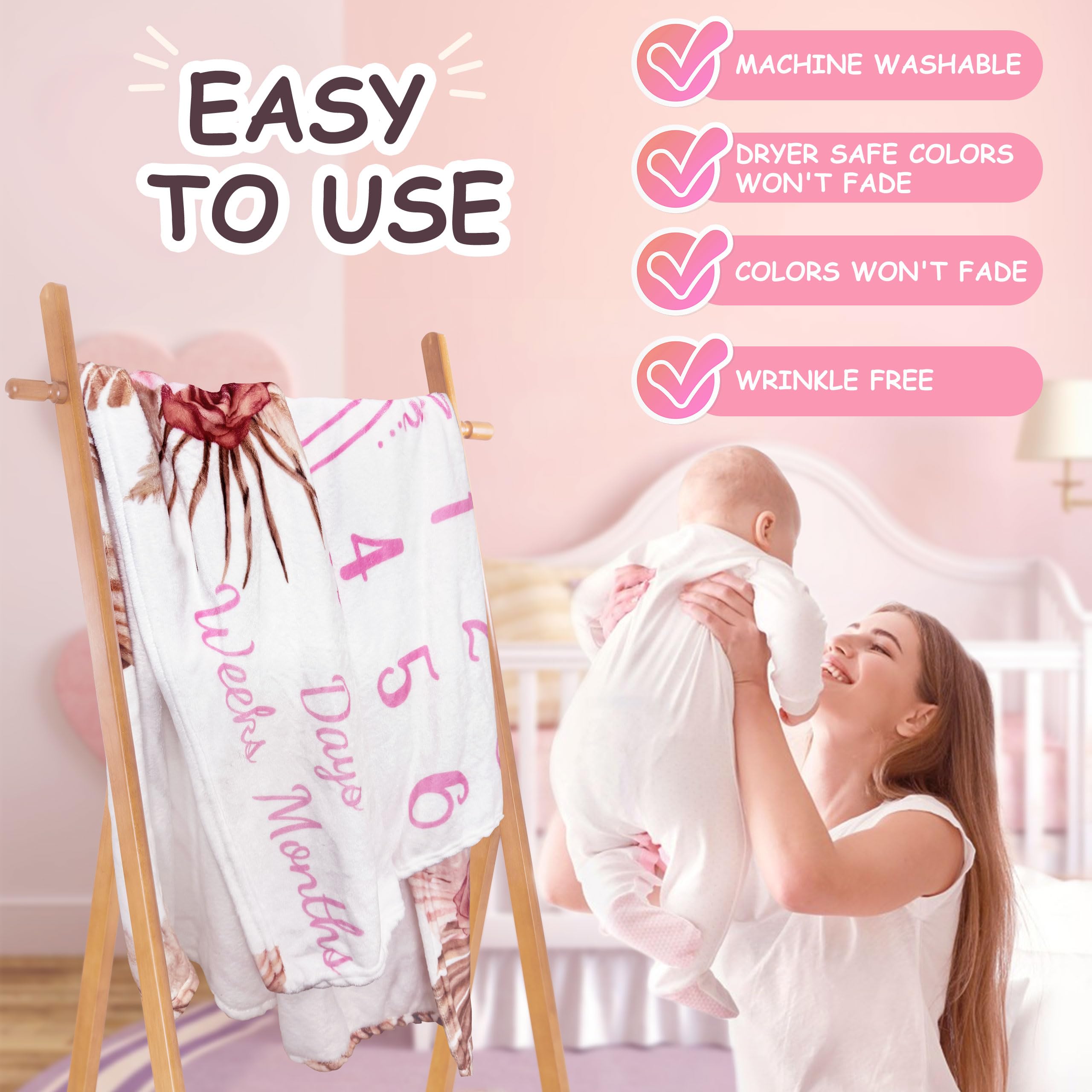 Warmther blanket creates a cozy nursery backdrop for snuggle and play.