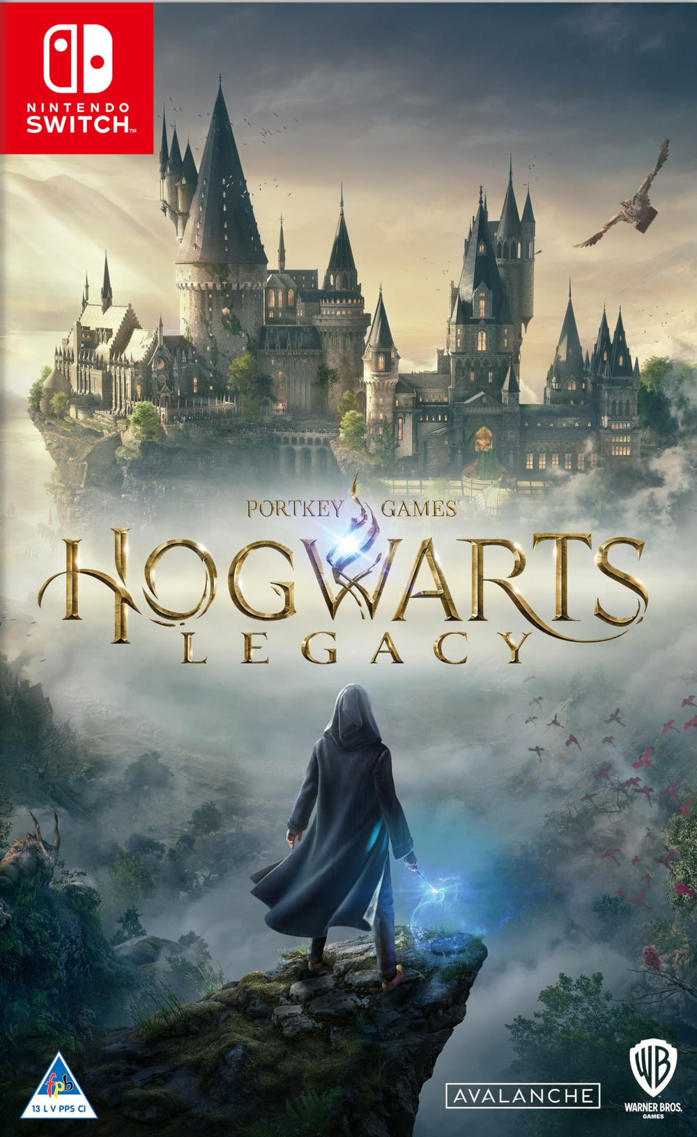 Warner Bros Hogwarts Legacy cover image showcasing immersive wizarding adventure for fans