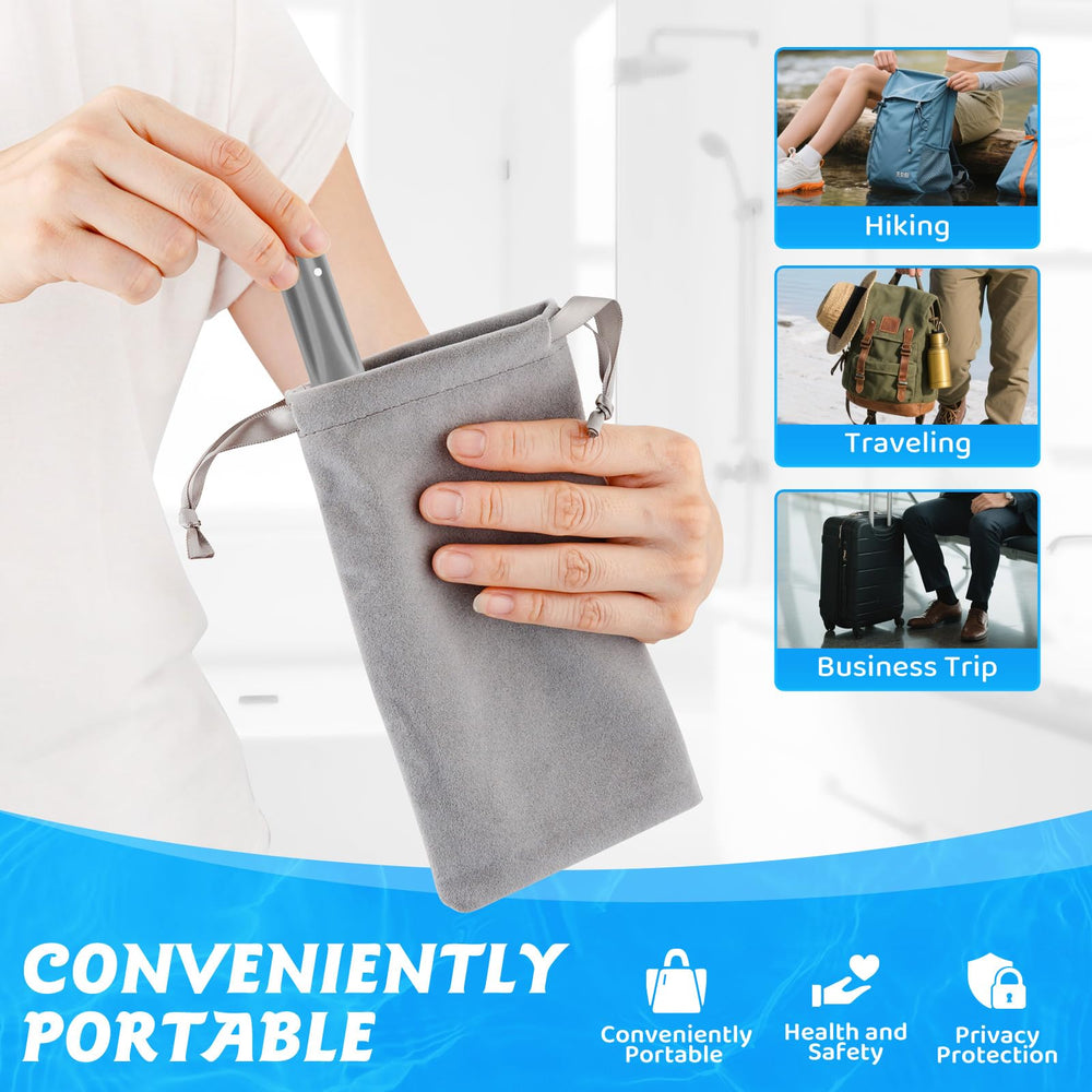 Washever portable cleanse kit case ready for travel and quick setup.