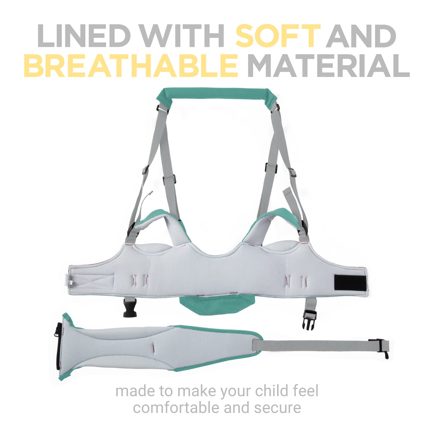 Watolt adjustable-straps ensure a snug fit for growing toddlers.