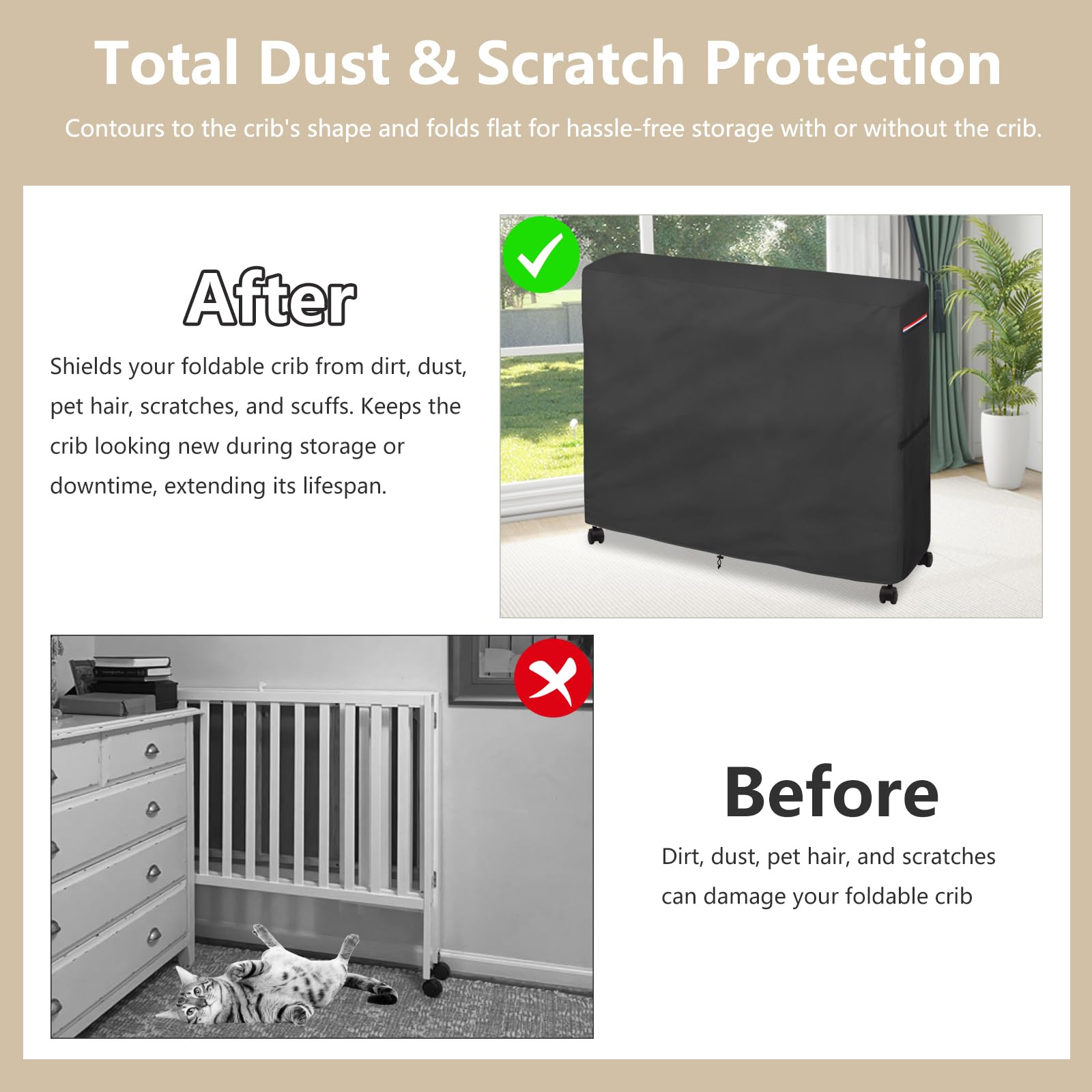 Ultra compact design folds flat for easy storage anywhere.