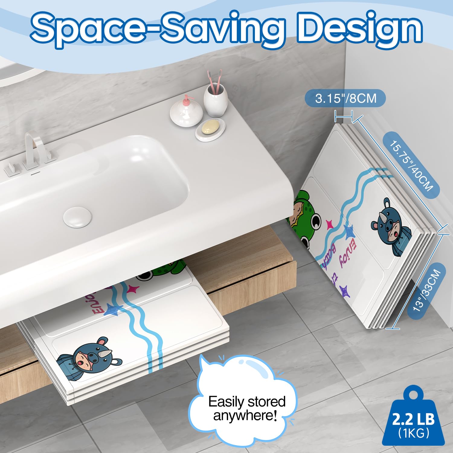 WAVYEASE insulated-warm-water design helps keep bath water warmer.