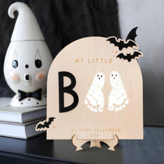 WAWUO First Halloween keepsake showing baby's growth with festive charm