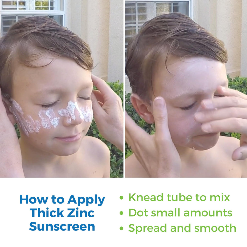 Tube being kneaded to soften for easy application