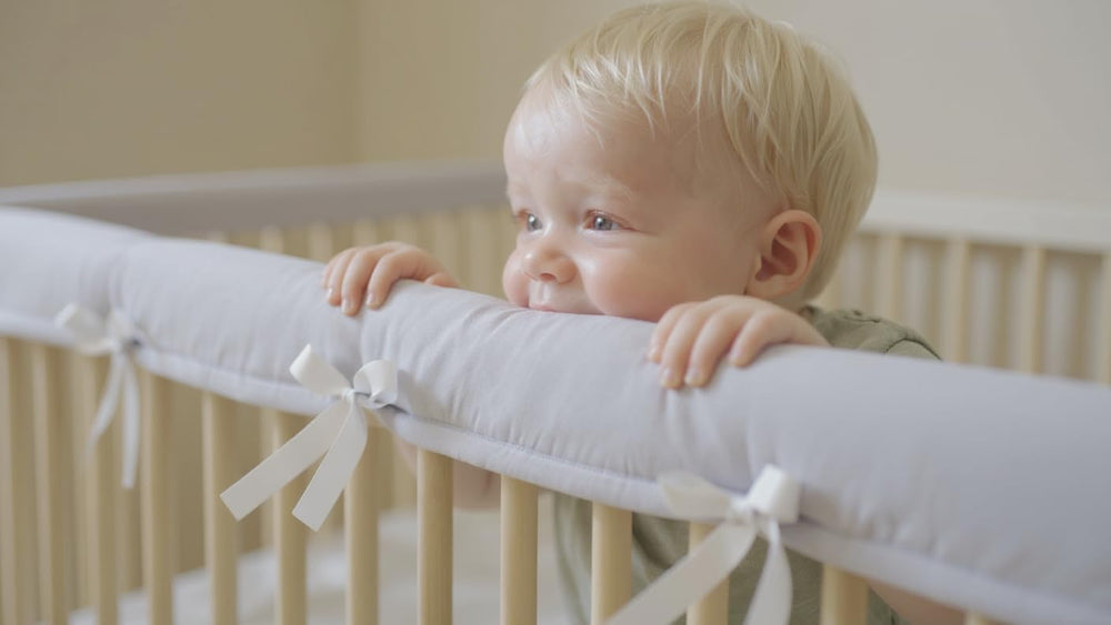 Coverage around standard cribs demonstrates fit and practicality